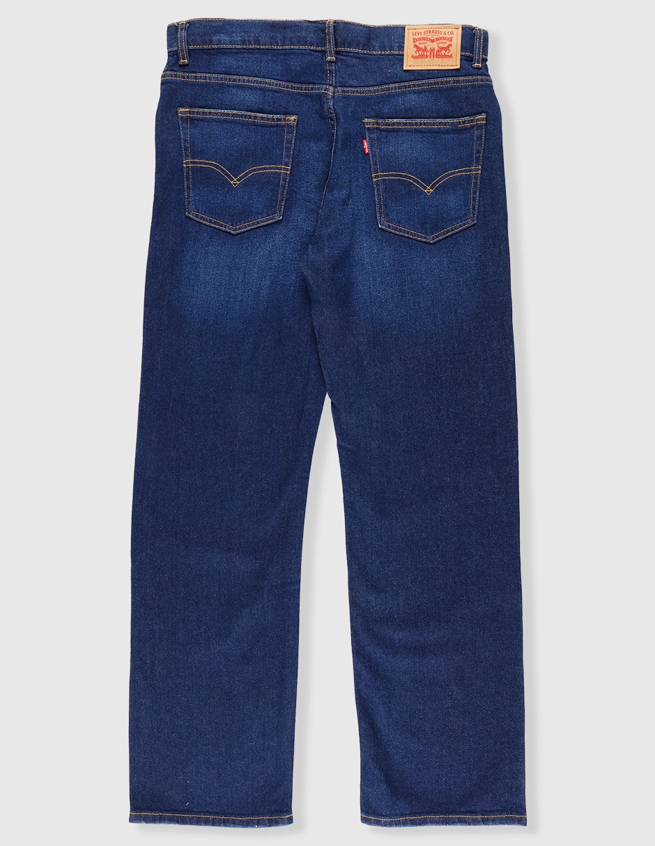 Jeans straight 91N331-DAE deslavado para niño 2