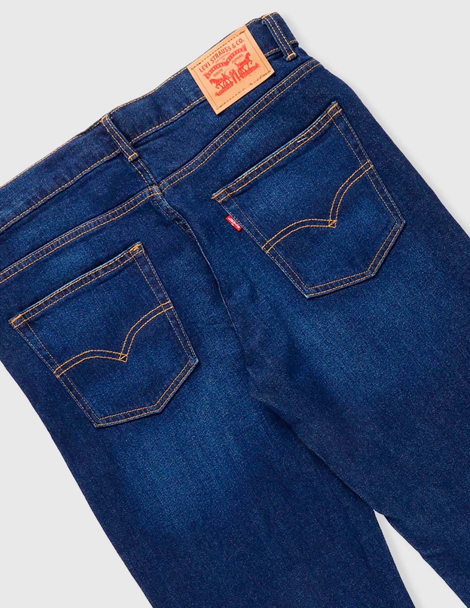 Jeans straight 91N331-DAE deslavado para niño 4