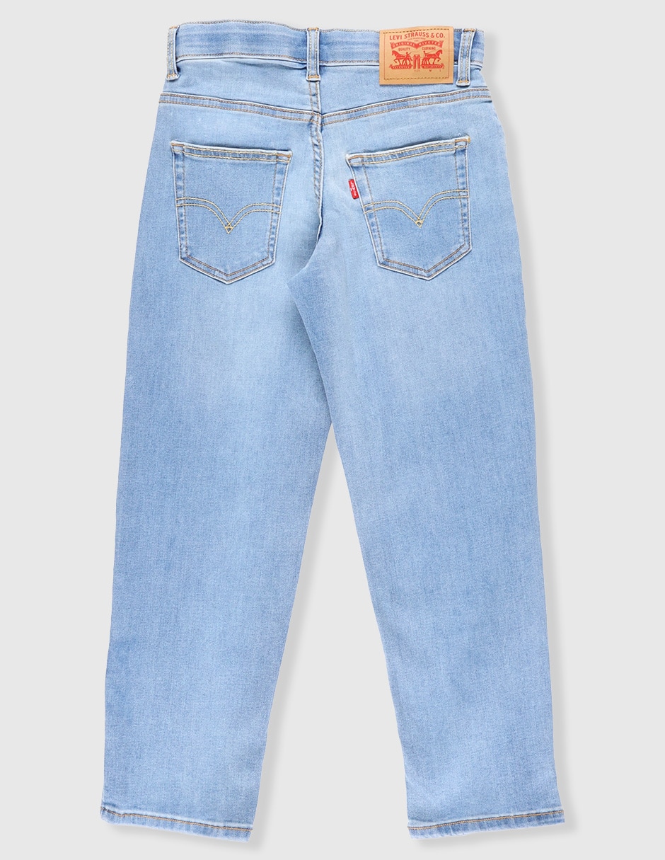 Jeans slim lavado medio para niño 2