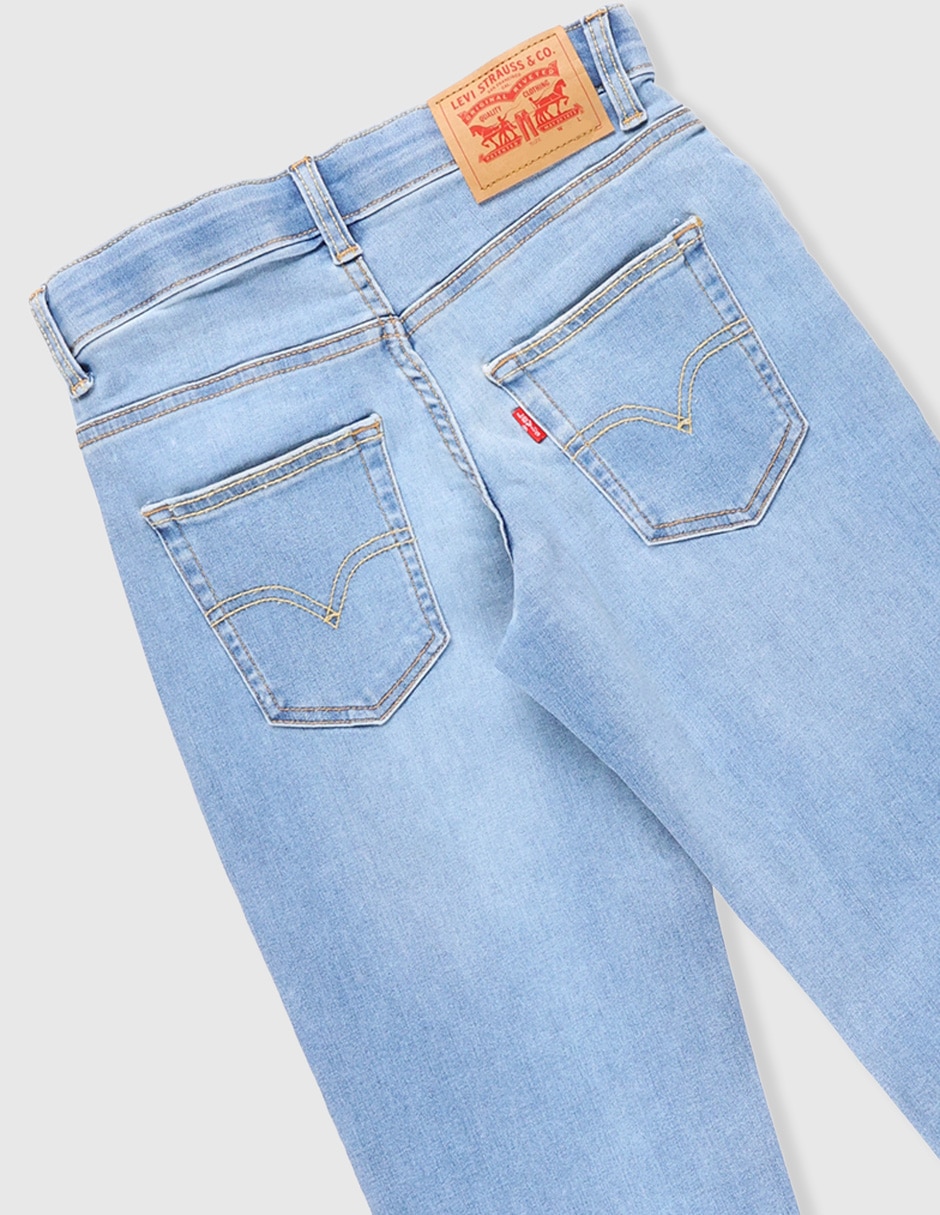 Jeans slim lavado medio para niño 3