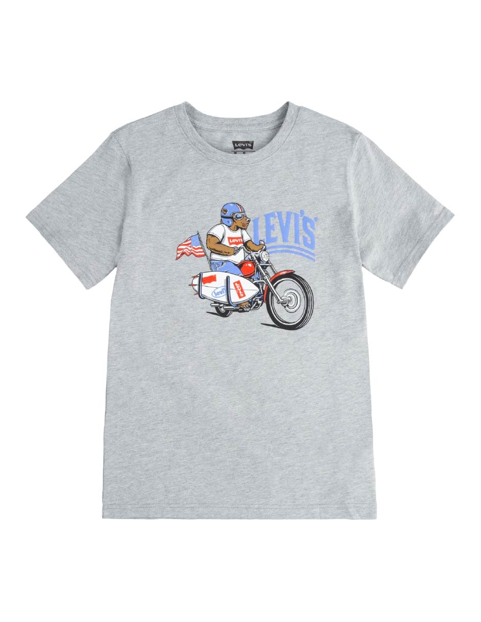 Playera manga corta para niño