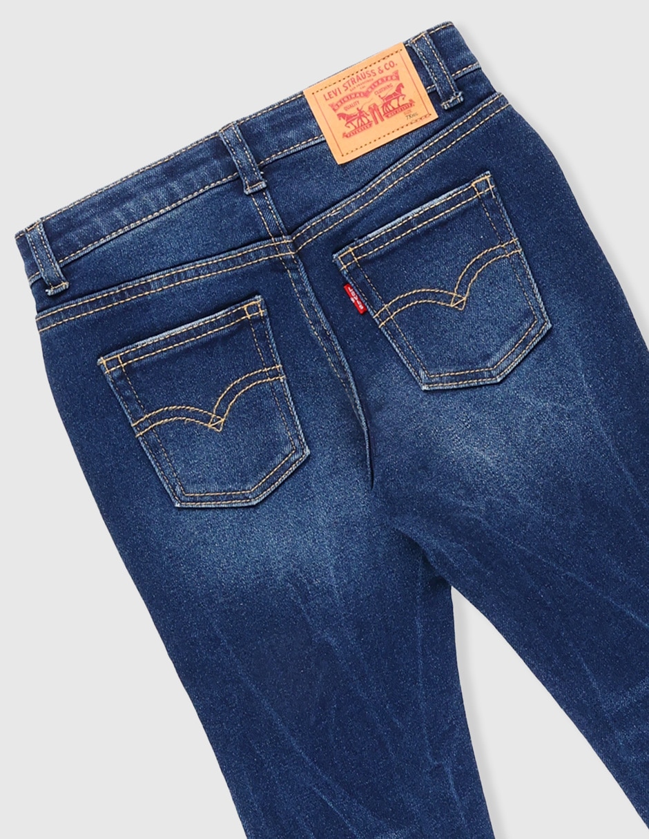 Jeans skinny lavado destruido para niño 3
