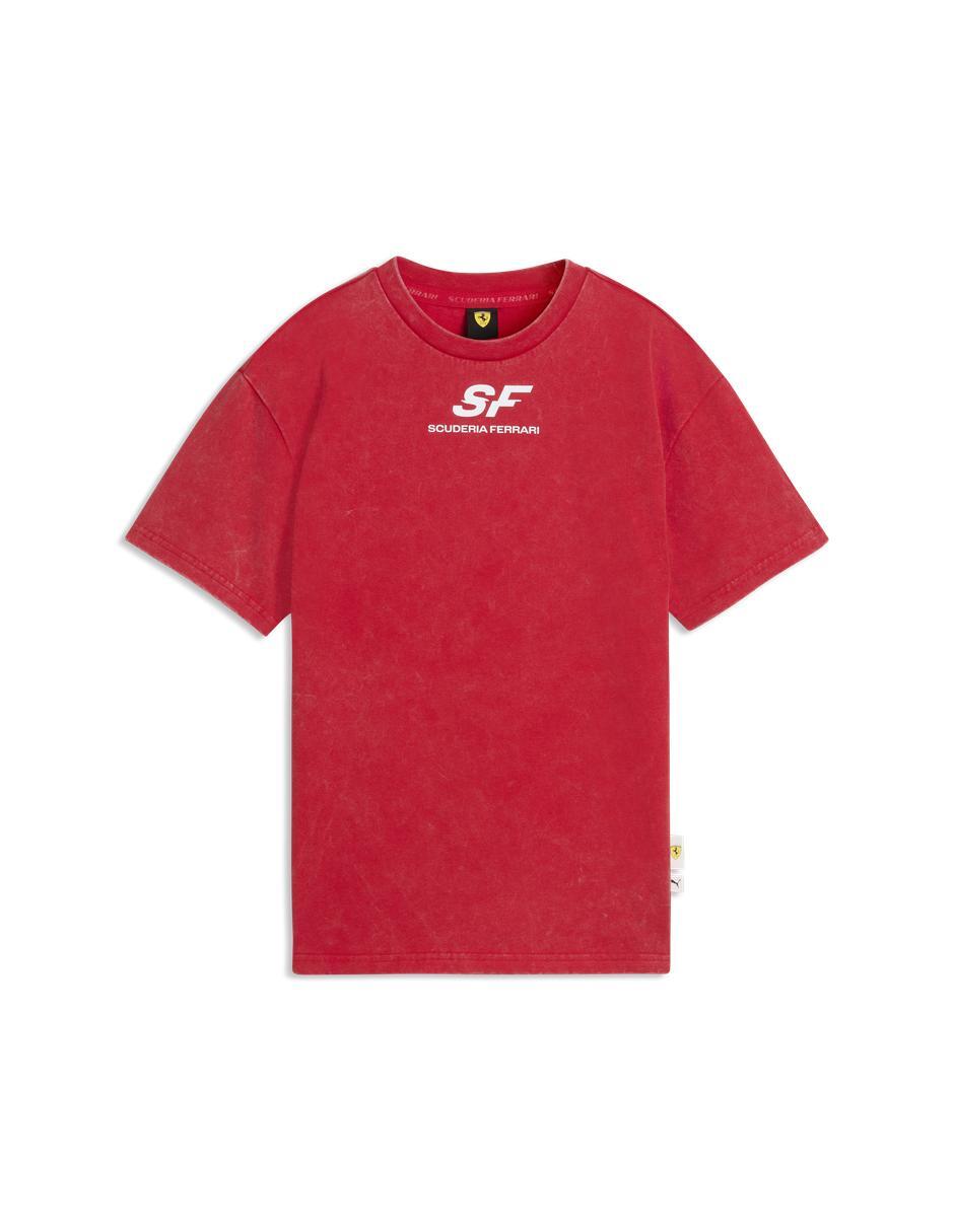Playera Ferrari Kids Car Graphic Tee manga corta para niño