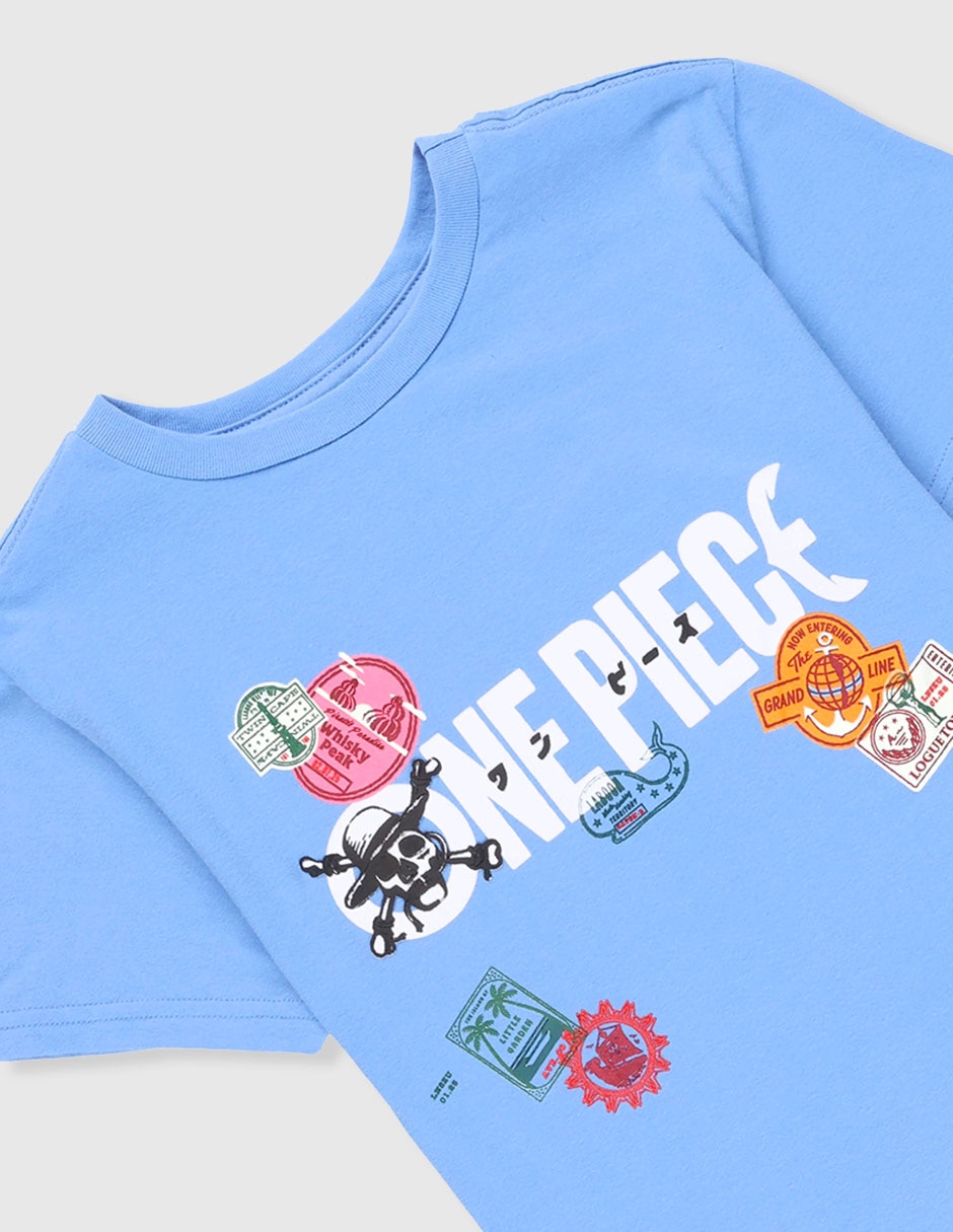 Playera One Piece manga corta para niño 3