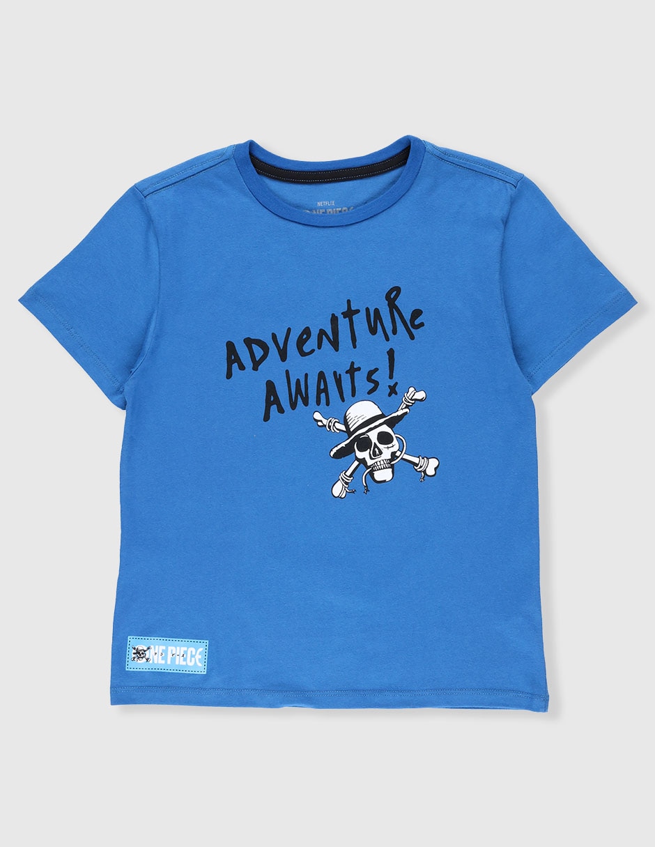 Playera One Piece manga corta para niño