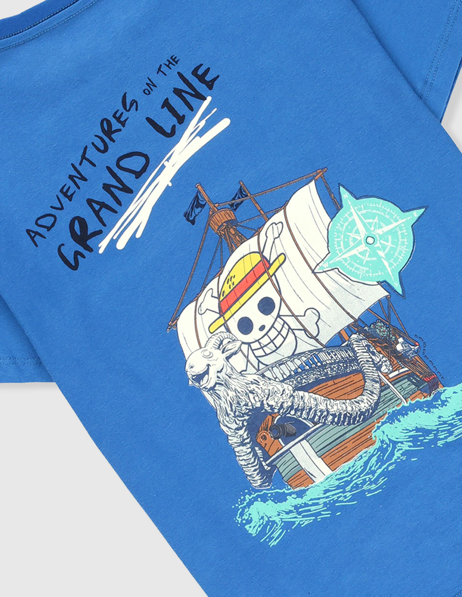 Playera One Piece manga corta para niño 4