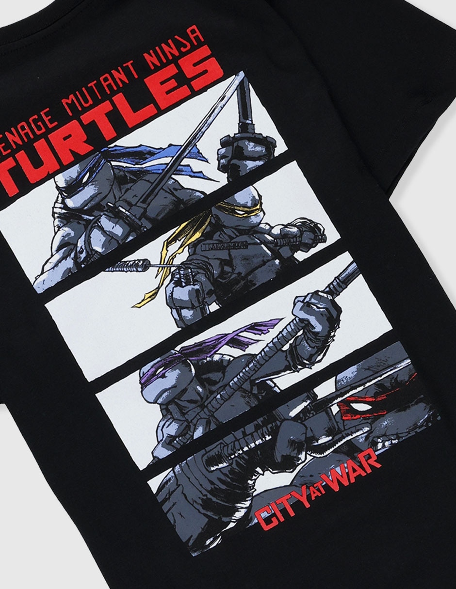 Playera Tortugas Ninja manga corta para niño 4