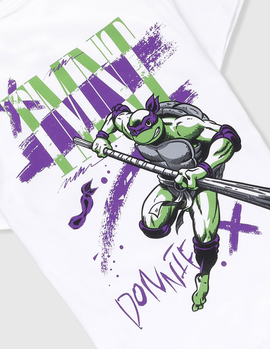 Playera Tortugas Ninja manga corta para niño 4
