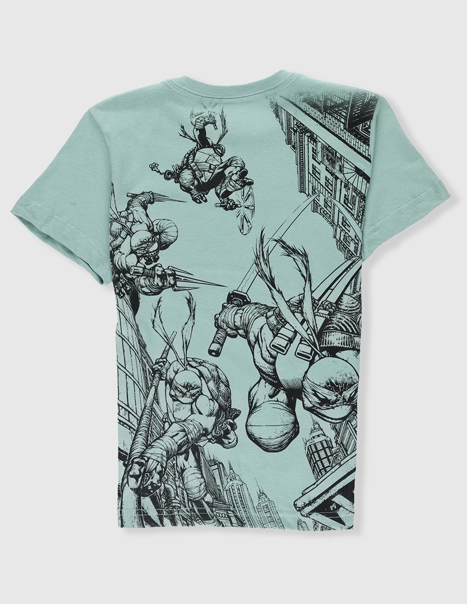 Playera Tortugas Ninja manga corta para niño 2